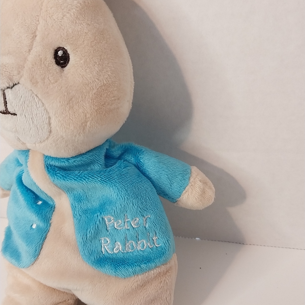 Petter Rabbit Rattle, Teether, Lovey Plush - Picture 2 of 11